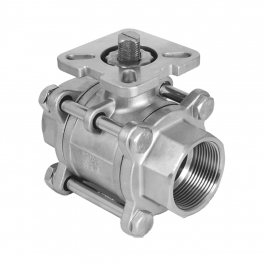 BAV-S316-3P-T-050 Клапан шаровой, нерж., G 2'' (50мм), 2/2