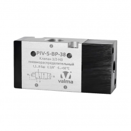 PIV-S-BP-14 Клапан пневмораспределительный 3/2-НЗ, G 1/4''
