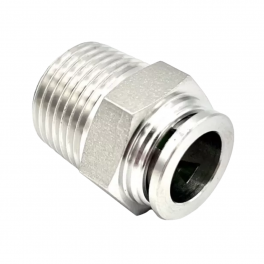 SPC04-01S1P Штуцер прямой нерж PT1/8 4мм